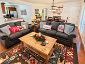 Chattahoochee River House 1 - Decorated for Christmas!