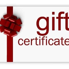 Gift Certificate Holding
