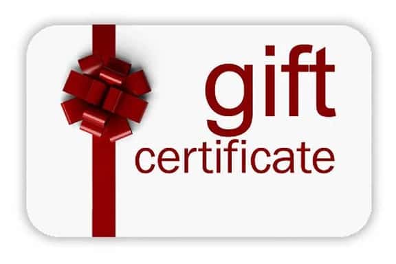 Gift Certificate Holding - Image 1
