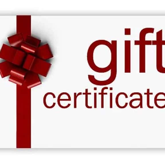 Gift Certificate Holding - Image 1
